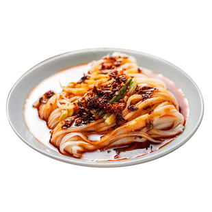 米皮汉中米皮陕西凉皮真空热面皮香辣口味陕西特产早餐美食速食