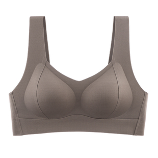 俞兆林内衣女士无痕大胸显小胸聚拢提拉防下垂运动背心睡眠文胸罩