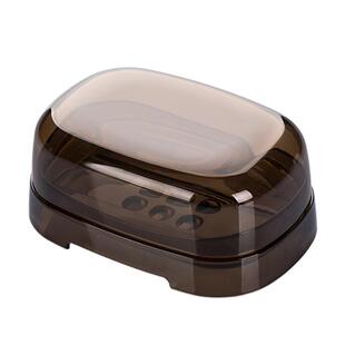 茶花香皂盒盒子家用高档肥皂盒沥水带盖台面内衣洗衣皂盒有盖皂盒