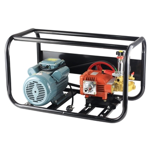 联农220V纯铜电动机打药机26型条纹泵农用喷洒消毒园林果树喷雾器