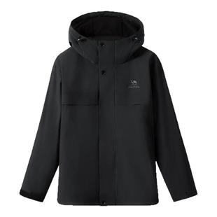 全地形骆驼拒水外套运动夹克软壳男女士防油污防水户外红色登山服