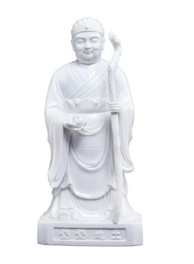 陶瓷土地奶奶神像客厅供奉摆件