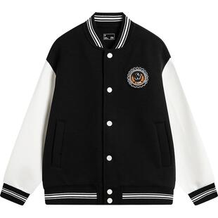 李宁童装夹克男女小大童运动生活系列开衫长袖外套春季针织童装