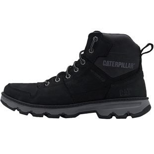 CAT卡特25年秋冬新款男鞋户外防水登山鞋高帮牛皮马丁靴工装靴