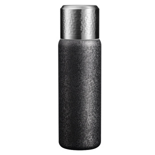 钛保温杯不锈钢茶水分离泡茶杯男女士高颜值锤纹定制logo刻字水杯