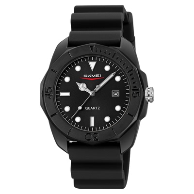 时刻美新款硅胶带男士手表学生潮