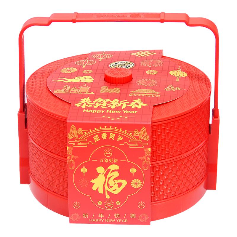 徐福记糖果提篮礼盒装喜糖提亲结婚糕点双层订婚专用送回礼伴手礼