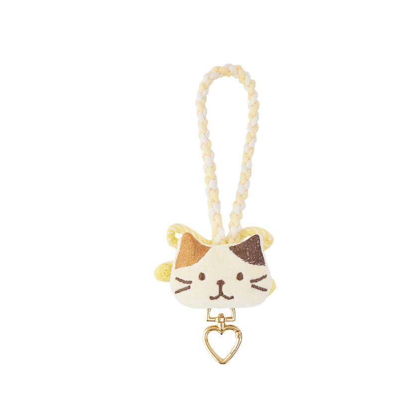 富酷猫日本手机链斜挎挂绳可爱卡通Hapins挂饰钥匙扣长短款包挂件