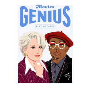 天才人物扑克牌 电影音乐文学艺术家女性电视剧 英国进口纸牌礼物