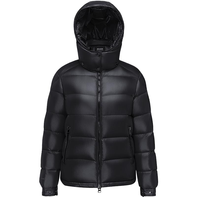 波司登泡芙90鹅绒700+高蓬 2025新款冬短款羽绒服女保暖