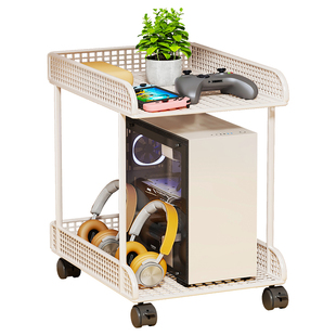 台式电脑放置物架桌下可移动主机托架机箱收纳支架柜底座托盘机架