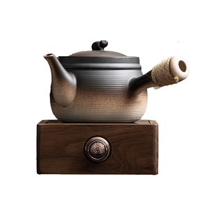 养生壶侧把煮茶壶大口砂铫壶电陶炉炭炉围炉煮茶专用白茶壶陶壶