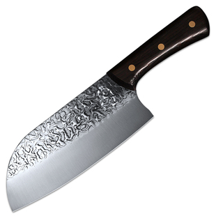 龙之艺菜刀家用超快锋利厨师专用手工锻打砍骨刀切菜刀套装切片刀