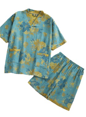 汗蒸服男女士夏季桑拿按摩家居服