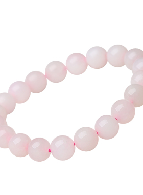 亲宝水晶老料藕粉和田玉手链