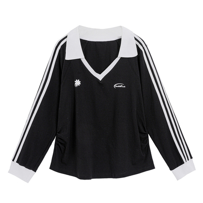 大码女装胖mm学生T恤爆款上衣秋