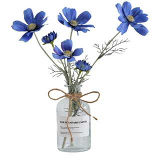 2025新款汽车车内女生装饰品高级感中控台杯架摆件车载仿真花带瓶