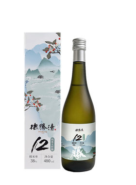 德胜清纯米大吟酿38清墨胧胧480ml国产清酒三割八分12度 送礼