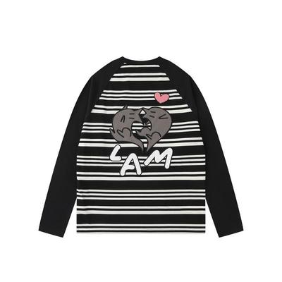 “情人节限定”插肩袖长袖T恤