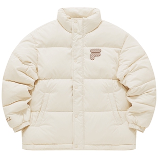 FILA FUSION斐乐潮牌情侣羽绒服女款冬季运动滑雪保暖防风外套男
