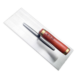 不锈钢红花梨木泥板锰钢好抹子泥工抹泥刀加厚铆钉铁板抹灰工具刀