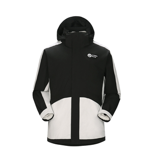 熊猫骆驼新款女装短款外套秋冬抓绒内胆防风防水冲锋衣三合一