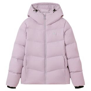 拓路者雪豹800蓬鹅绒服女款冬季抗寒保暖拒水防风户外连帽羽绒服