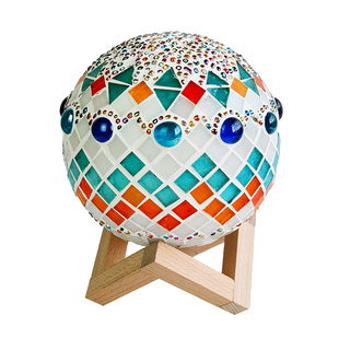 大号欠揍灯 台灯马赛克手工DIY材料包星球灯月球灯节日礼物拍触控