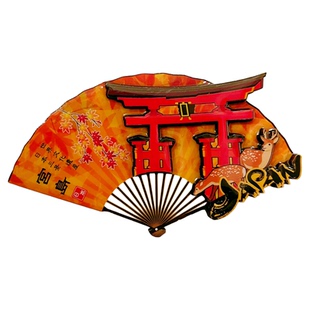 日本冰箱贴奈良大阪东京特色旅游纪念 横滨宫岛道顿堀 精致木质