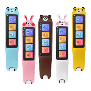 适用步步高点读笔f5套学习机f5保护套卡通词典笔f5保护膜翻译笔f5收纳盒包贴膜防摔配件挂绳