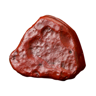 天然红伊丁陨石原石保真哈密陨石摆件吊坠手把件红色把玩天外来物