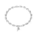 老银匠s925银竹节手链女转运珠情人节礼物新中式国风纯银手镯手串