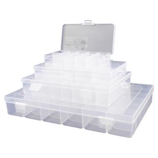 多格元件盒电子元件透明塑料盒子收纳盒配件分类格子小螺丝零件盒