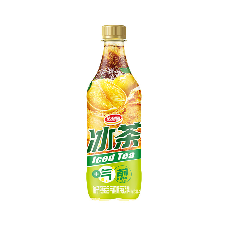 达利园补水乐柚子煎茶冰茶瓶装冰镇饮料整箱