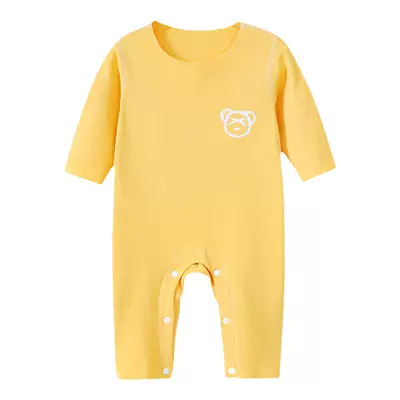 婧麒婴儿衣服秋装新生儿连体衣