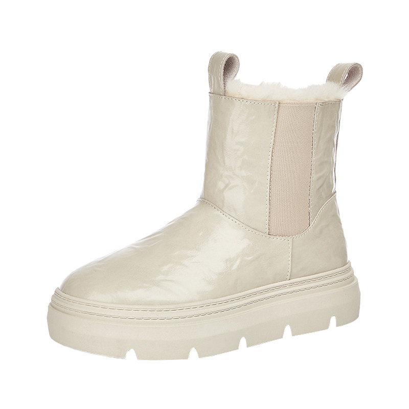 MILLIE'S雪地靴冬季厚底烟筒短靴