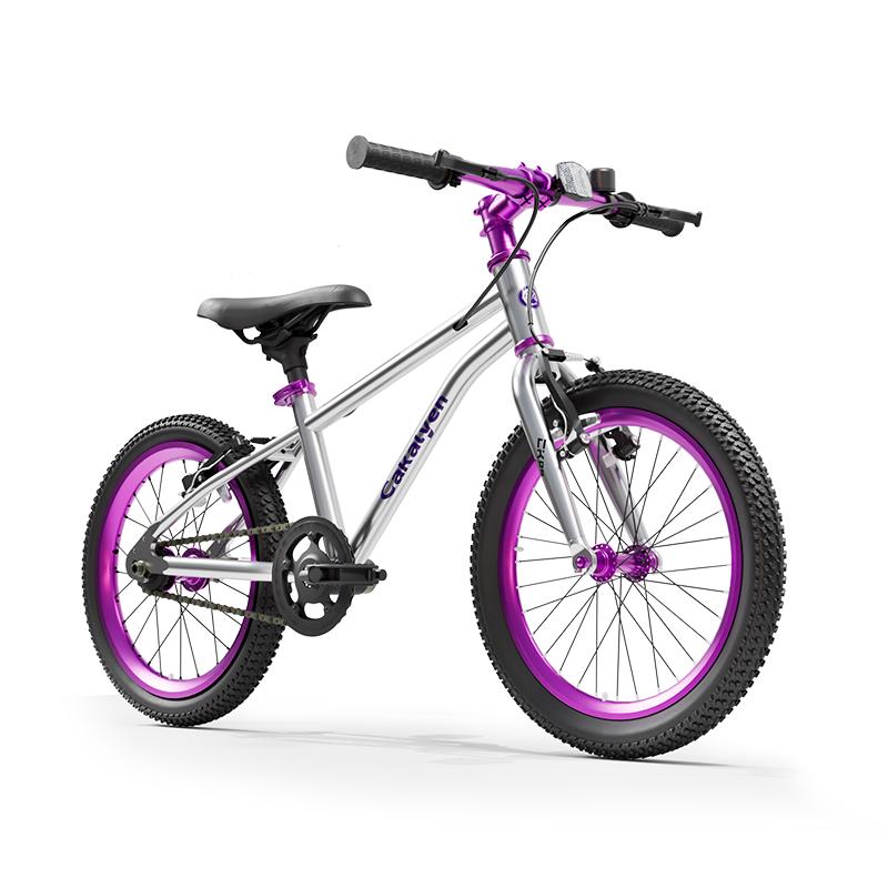 【鏡面絕絕紫】可萊茵CK09兒童自行車(chē)男孩女孩3一6歲中大童單車(chē)