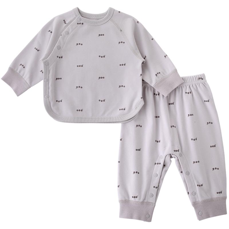 婴儿内衣套装春秋纯棉衣服幼儿家居服秋季小月龄秋衣秋裤宝宝睡衣