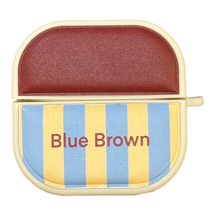 适用华为freeclip2耳机套韩系ins黄蓝条纹简约freebuds7i6i无线蓝牙pro4硅胶套华为Freebudsse3男女款带吊坠