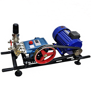 海顺822型配2.2KW铜线电动喷雾器524三缸柱塞泵W25农用打药机担架