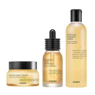 【限定组合】COSRX蜂胶爽肤水面霜蜂胶精华滋润湿敷抗初老组合装