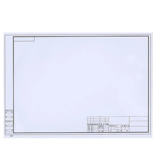 A1有框制图纸A2带框绘图纸A3快题纸A4建筑园林土木工程机械画图纸