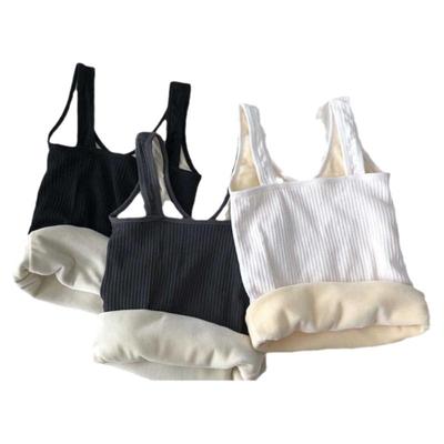 女大童加绒加厚保暖背心秋冬打底