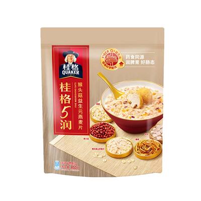 桂格即食燕麦桶装即冲即饮袋装