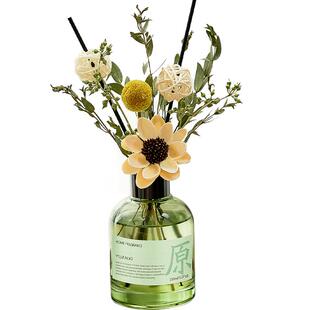 干花香薰摆件熏香栀子花香卧室内持久房间家用淡香氛客厅小众高级