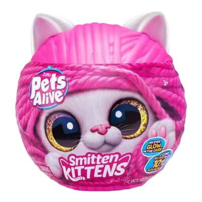 ZURU佩特宠物毛线猫咪会叫毛绒仿真玩偶魔法蛋女孩子礼物玩具专柜