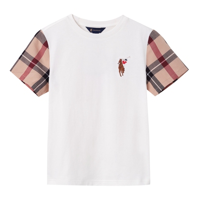 POLOWALK童装男童纯棉短袖T恤