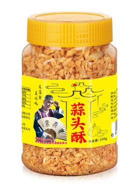 乐落食蒜头酥蒜头油潮汕炸蒜蓉