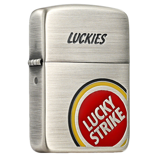 zippo打火机1941复刻熏银填漆好彩煤油防风男友礼物官网正品外壳