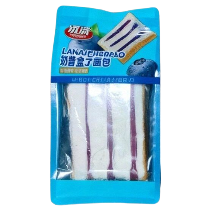 泳承奶昔盒子面包蓝莓味吐司夹心85g独立包装校园商超学生代早餐
